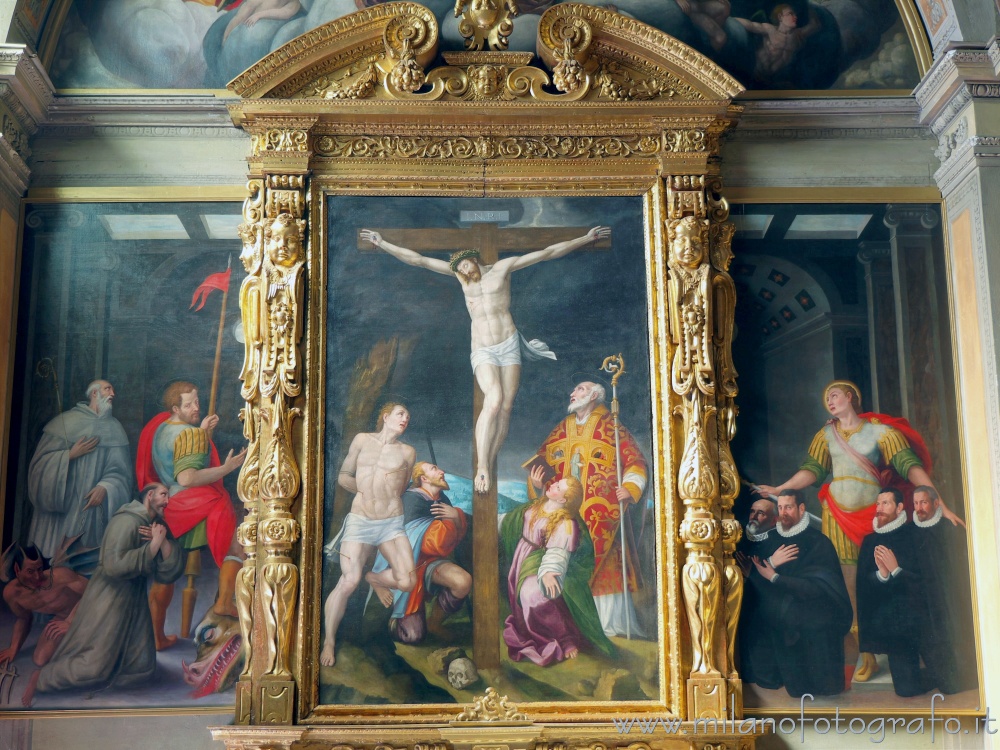 Romano di Lombardia (Bergamo, Italy) - Crucifixion of Aurelio Gatti in the Basilica of San Defendente